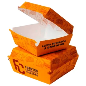 Caja para Hamburguesas